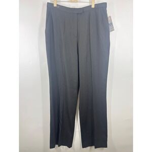 JM Studio by John Meyer Womens Granite Gray Straight Leg Dress Pants 009631 NWT
